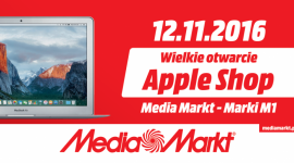 Wielkie otwarcie Apple Shop w Media Markt w CH M1 Warszawa Marki LIFESTYLE, IT i technologie - Już 12 listopada o godzinie 9.00 odbędzie się wielkie otwarcie Apple Shop zlokalizowanego na terenie marketu Media Markt w CH M1 w podwarszawskich Markach.