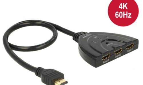 Trzy źródła, jeden ekran – przełącznik Delock HDMI UHD