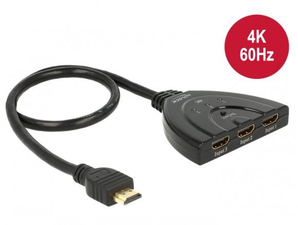 Trzy źródła, jeden ekran – przełącznik Delock HDMI UHD