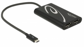 Delock: dwa monitory w jednym porcie LIFESTYLE, IT i technologie - Obecnie na rynku jest już tyle różnych złącz dla monitorów, że powoli idzie się pogubić. Jednym ze sposobów na radzenie sobie z taką sytuacją jest stosowanie adapterów, tzw. przejściówek. I właśnie takim urządzeniem jest Adapter Delock Thunderbolt 3.