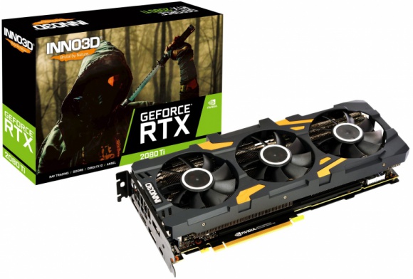 Inno3D: podkręcony RTX 2080 z trzema wentylatorami