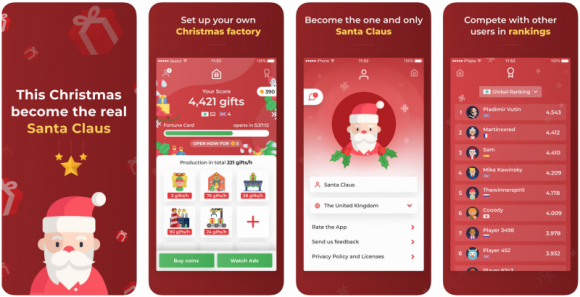 Tysiące graczy Santa Claus Christmas Tycoon rozwija wirtualne fabryki prezentów