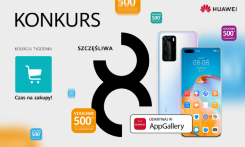 Nagrody o łącznej wartości 80 tys zł do wygrania w konkursie Huawei Szczęśliwa 8